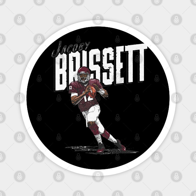 Jacoby Brissett Washington Slant Magnet by danlintonpro